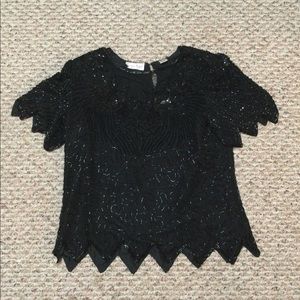 Vintage Lawrence Kazar blouse